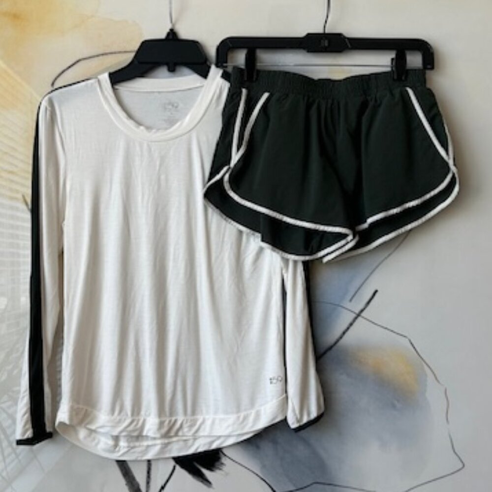 SPLITS 59 Los Angeles Vitage Run Short & Long Sleeve top Set